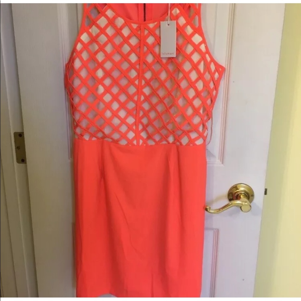 🌴NWT Lulumari dress bright orange